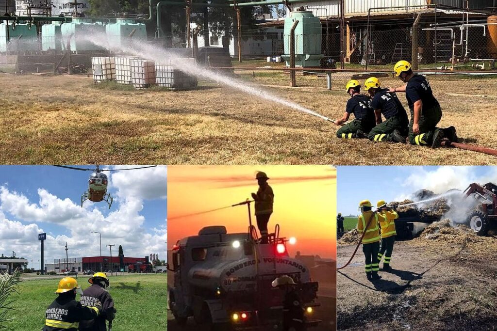 Día Nacional del Bombero Voluntario: imágenes de los Bomberos de Bombal.