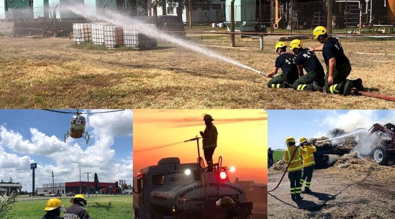 Día Nacional del Bombero Voluntario: imágenes de los Bomberos de Bombal.