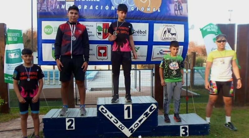 Podio Categoría Individual, 3ra fecha del Duatlon Rural.