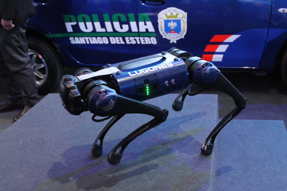 Nuevo perro policía robot, con inteligencia artificial.