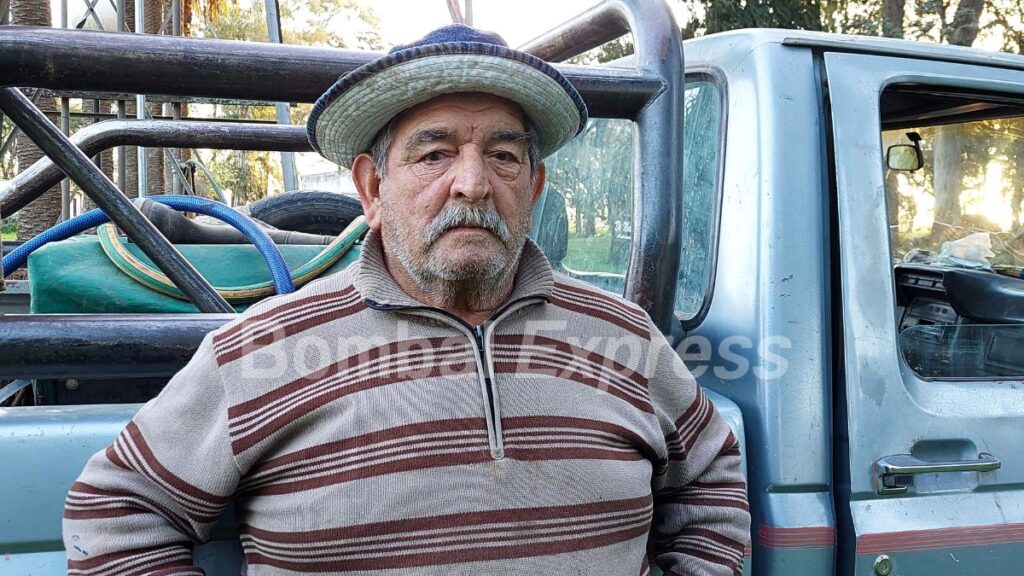"Moncho" Maidana, entrerriano de origen y bombalense por elección.