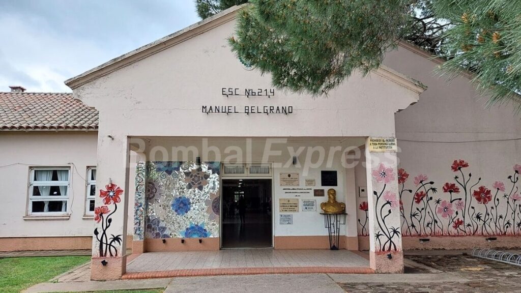 La escuela Manuel Belgrano, de Bombal.