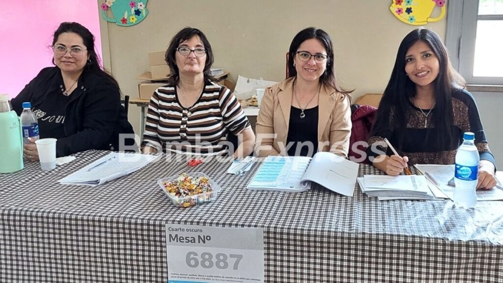 Mesa 6887, elecciones generales nacionales en Bombal.