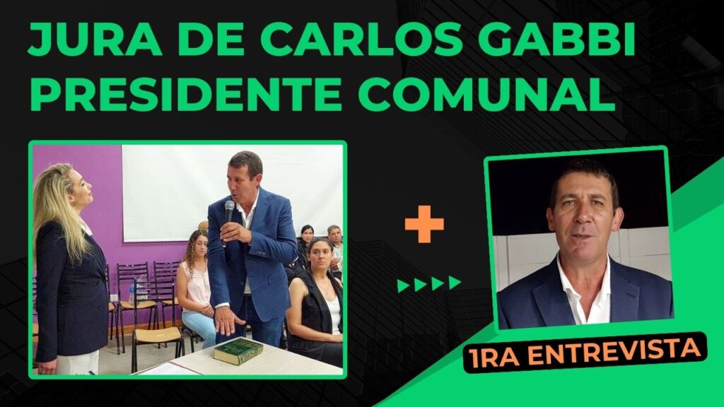 Portada del video con la jura de Carlos Gabbi y entrevista de Bombal Express