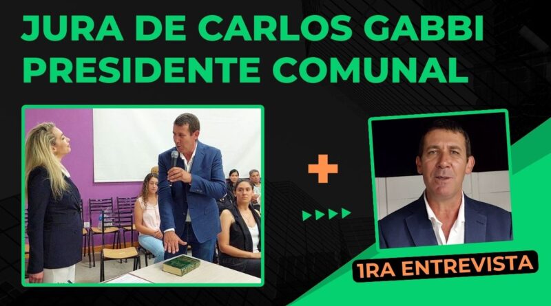 Portada del video con la jura de Carlos Gabbi y entrevista de Bombal Express