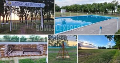 Centro recreativo Comunal de Bombal, varias imágenes.