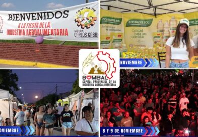 Portada anunciando la 6ta Fiesta Provincial de la Industra Agroalimentaria en Bombal.